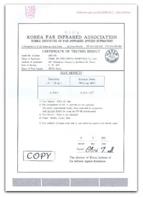 Test result for Far-red emmision